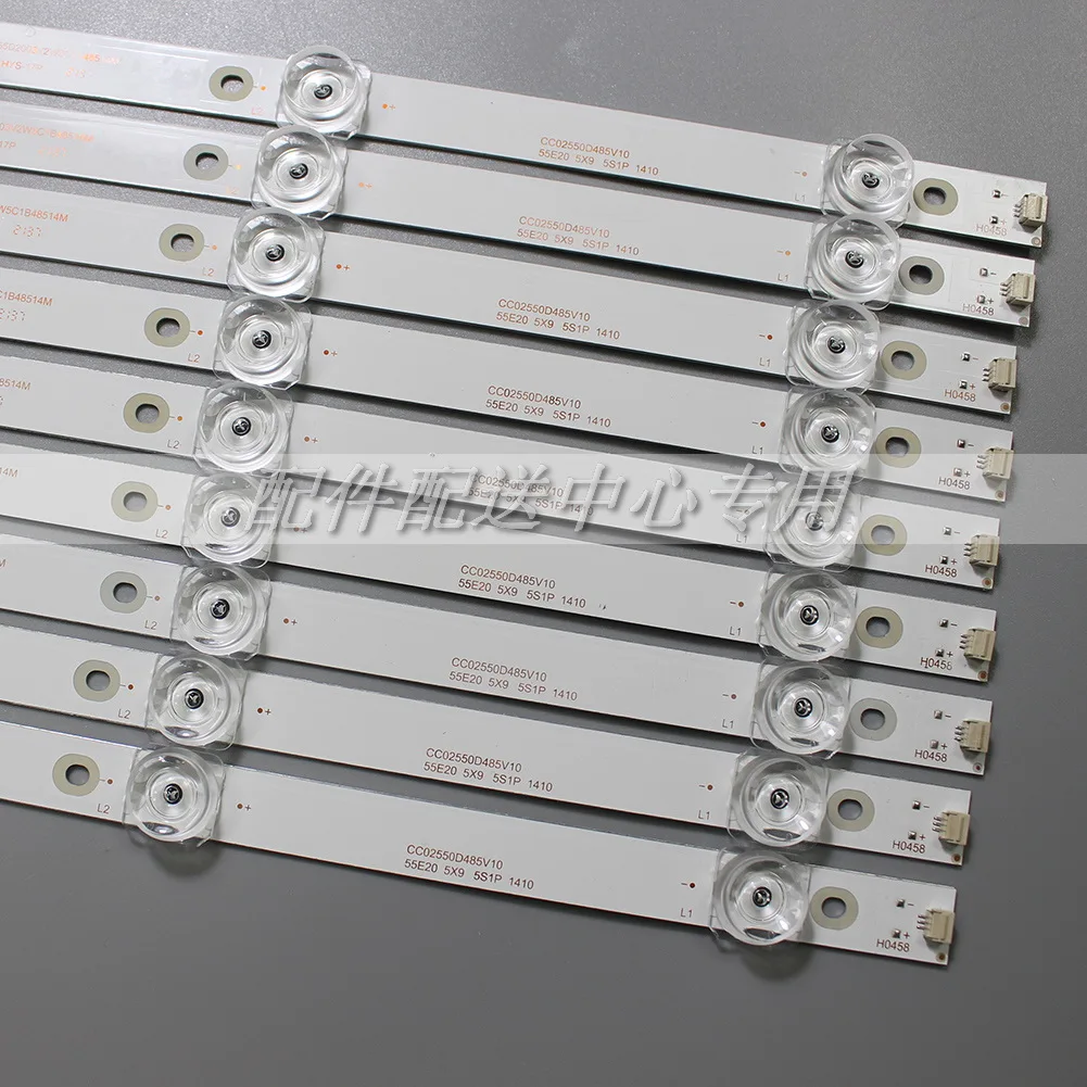 10Pcs x LED Ʈ Ʈ KONKA 55 TV LED55UC3 b55ucg55uc-qled55s61u 35022673 6-LEDs
