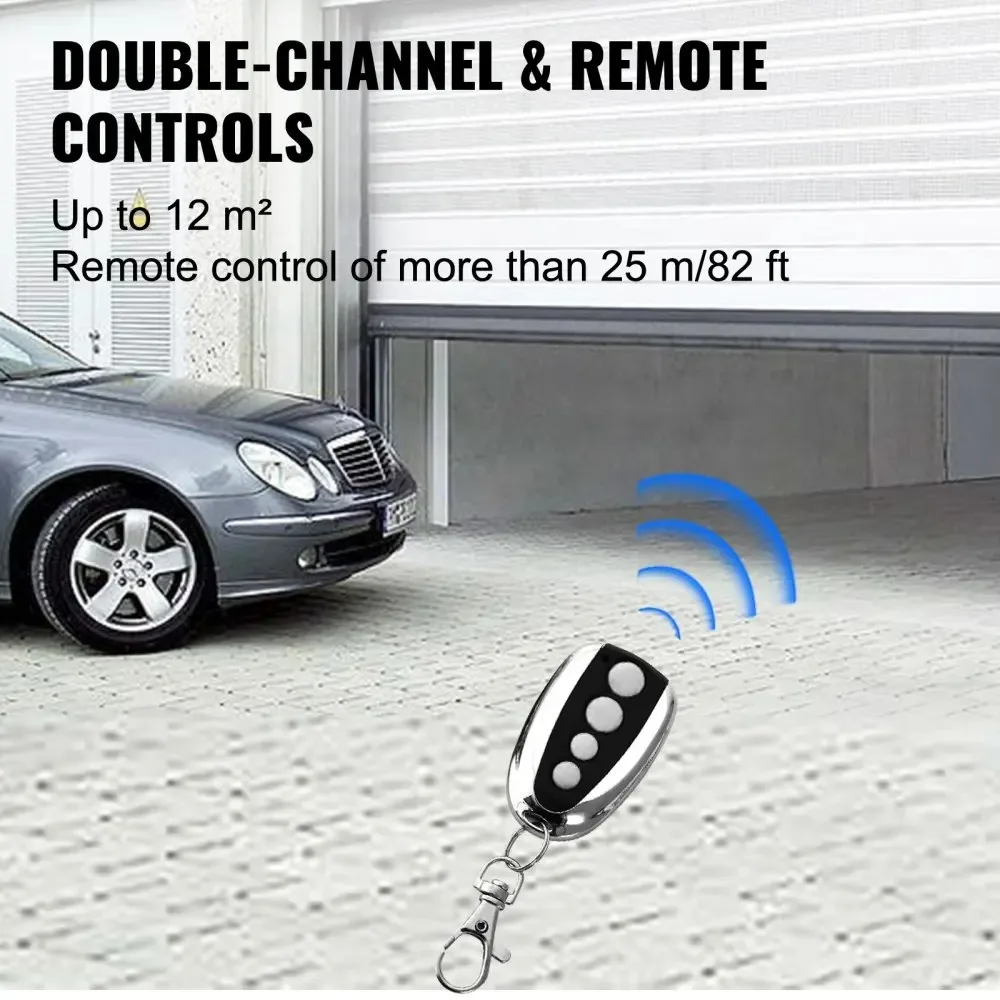 Sihao Garage Door Opener AC220V Electric Automatic Garage Door Opener With Remote Control 15 M&sup2; Applicable 1000 N Pulling Force