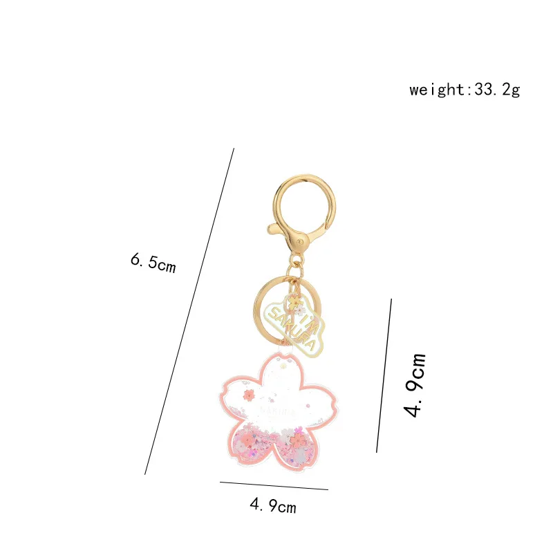  KESYOO Japanese Style Keychain Decorative Cherry Blossoms Key  Ring Hanging Pendant Creative Car Bag Keychain Gifts Decoration : Clothing,  Shoes & Jewelry