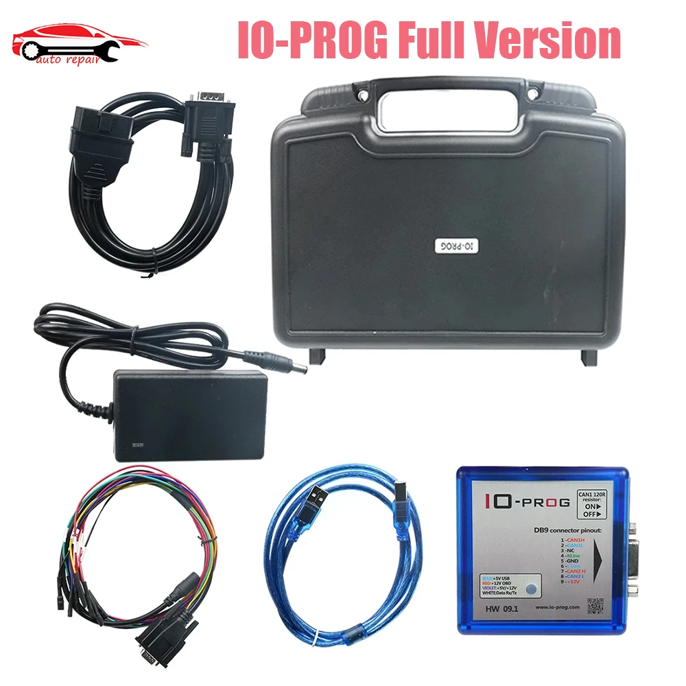 

New Arrival IO-PROG Full Function Version ECU BCM TCM &EPS Programmer BD9 Connector Pinout IO Terminal IO PROG HW 09.1