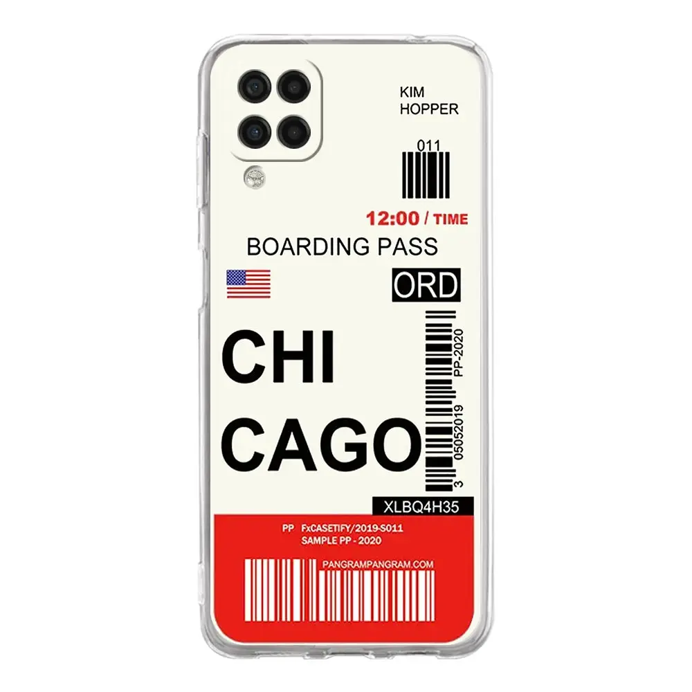 World City Travel Ticket Phone Case - New York Edition