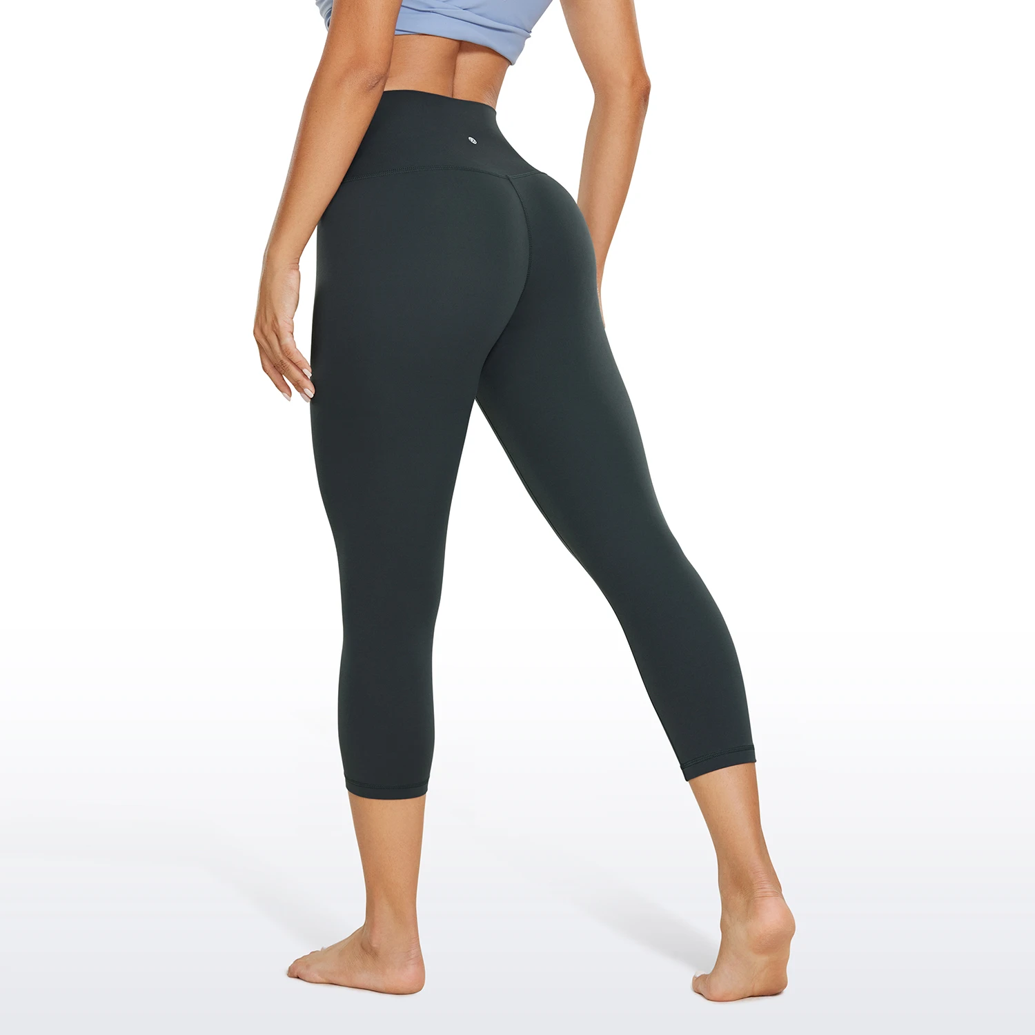 CRZ YOGA Butterluxe High Waisted Capris Workout Leggings for Women 21'' -  Lounge Leggings Buttery Soft Yoga