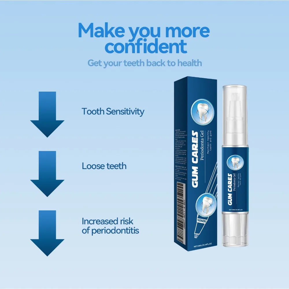 Damaged Gum Repair Care Gel Relieve Sore Gums Allergy Deep Cleaning Teeth Stains Tartar Serum Dental Caries Toothpaste gum repair drops dental calculus remover teeth health product oral hygiene tongue gel