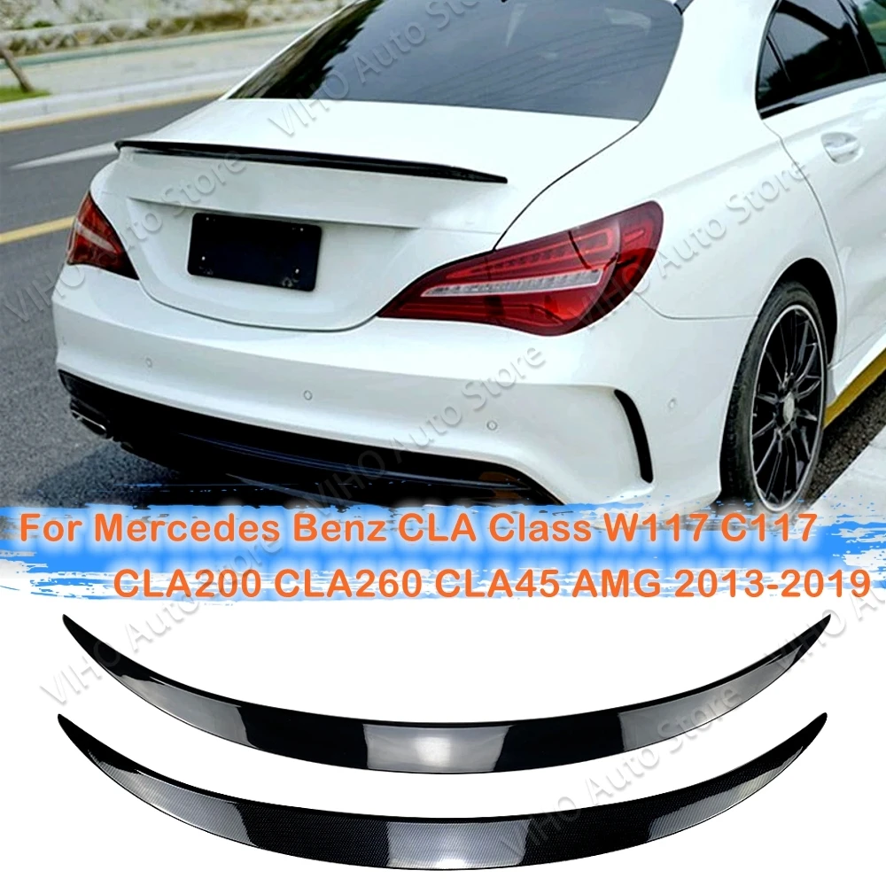 Спойлер для заднего багажника Mercedes Benz CLA Class W117 C117, сплиттер для губ, отделка заднего крыла, кла180, кла200, кла250, кла45, AMG 2013-2019
