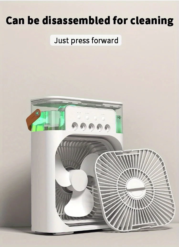 S1f83d847ea2b45a0b1a9ebc7198ae80a7 Spray Small Fan Five Hole Humidification Small Refrigeration Air Conditioner Mini Fan Water-cooled Silent Air Cooler Portable Mallzona