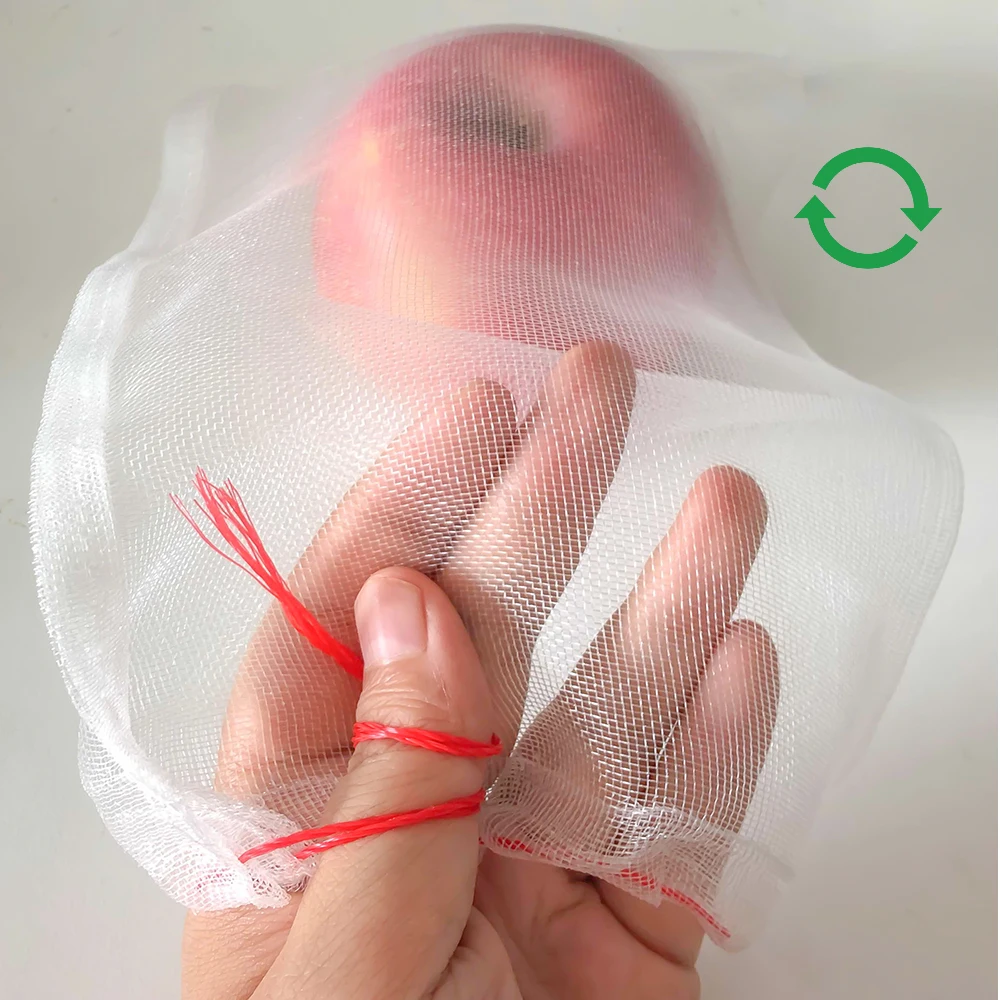 Nylon Grow Fruit Protection Bags With Drawstring For Protecting Plant Flower Vegetable Reusable Mesh Protect Bag Pest Control 2
