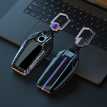 Cover chiate/telecomando per BMW serie 7 i8 730li 740li 750li 2017 2018 5 serie G30 X3D accessori per Display - Nuova custodia protettiva per chiave auto in ABS Shell per BMW serie 7 i8 730li