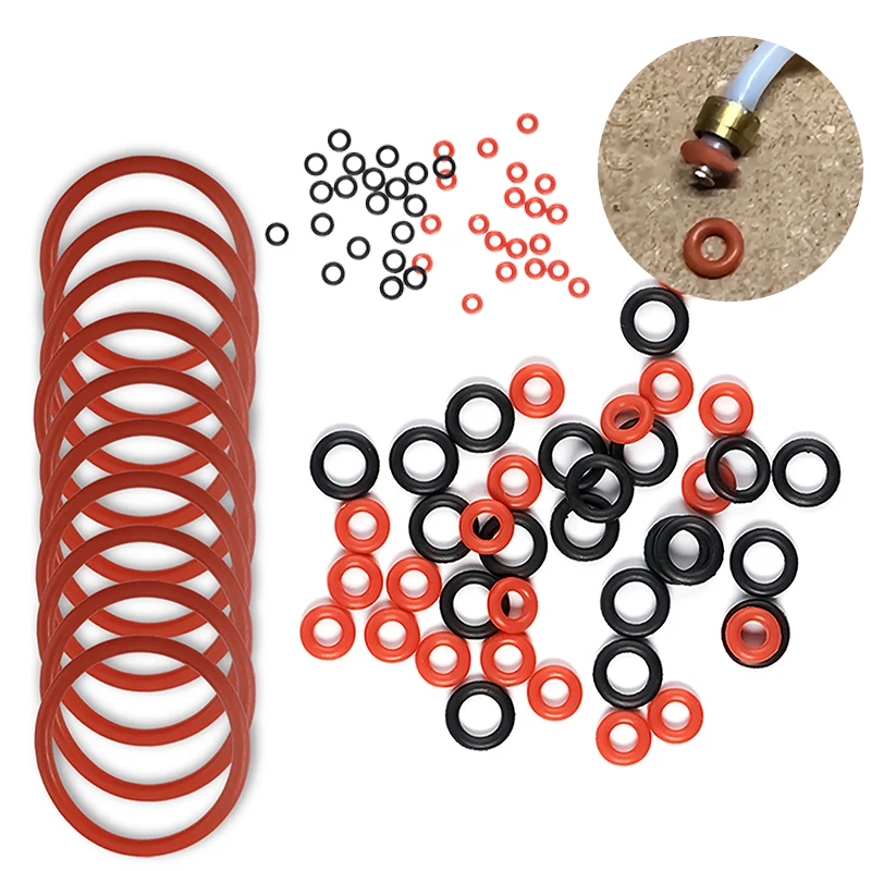 Silicone O-ring Sealing Gasket For Coffee Machines Seals Maintenance Set Compatible Coffee Machines Accessories 50pcs/set rubber o rings,sealing gasket,silicone o rings