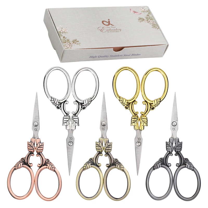 SHWAKK New European Style Retro Embroidery Scissors Sewing Needlework