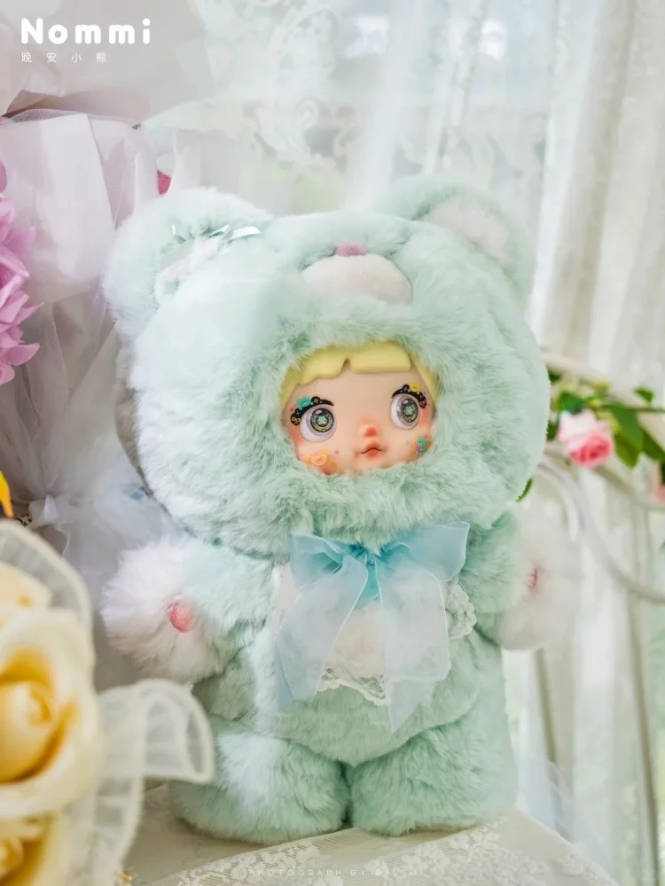 Nommi 400% おやすみクマちゃん ブラウン 茶色 ノミー 晚安小熊 守护 本物の Nommi おやすみクマシリーズぬいぐるみブラインドボックス 400