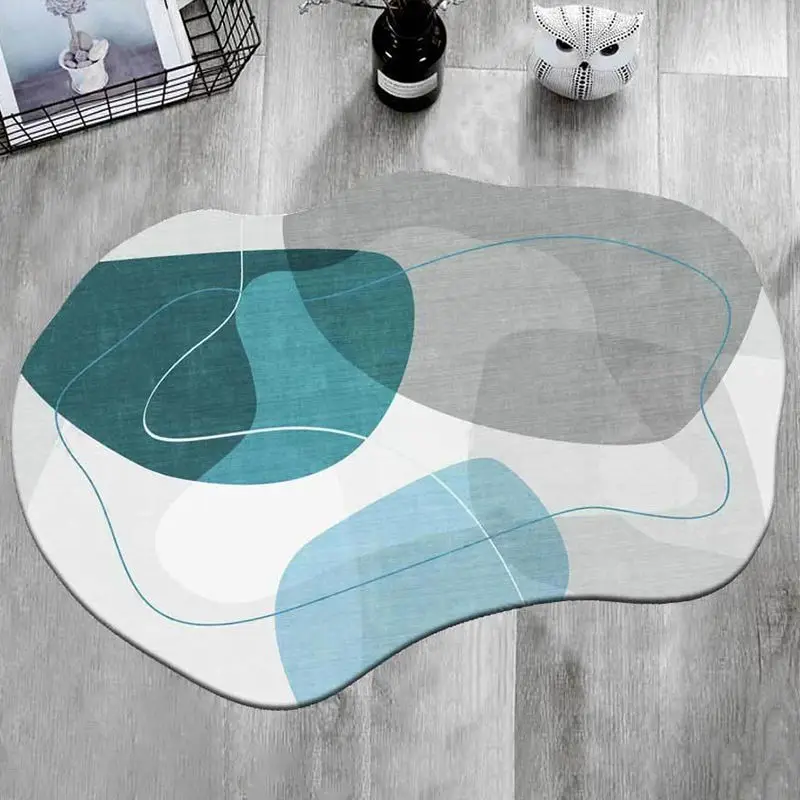 

Irregular carpet, anti-slip round carpet, decorative bedroom carpet, large area, irregular carpet, Nordic living room