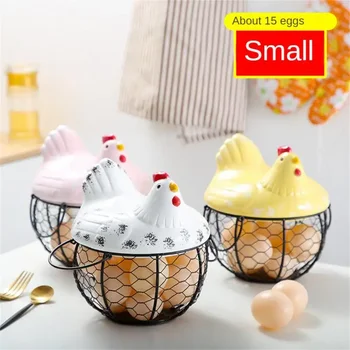 Chicken Shape Egg Holder Basket 1