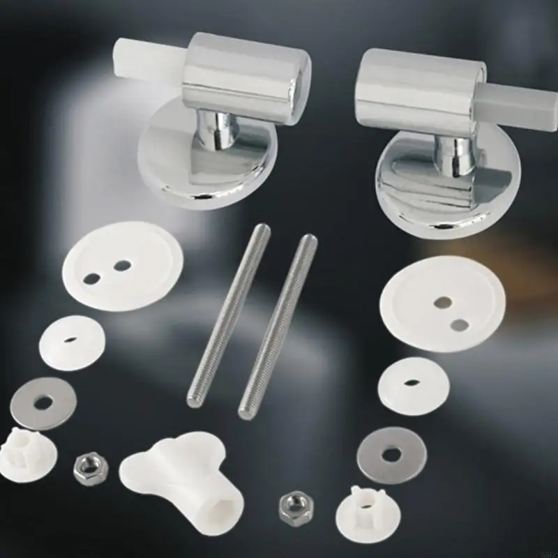 N5KC Quiet Close Toilet Lid Hardware Soft Close Mechanism Slow Drop Seats Fittings Toilet Component Suitable for Family