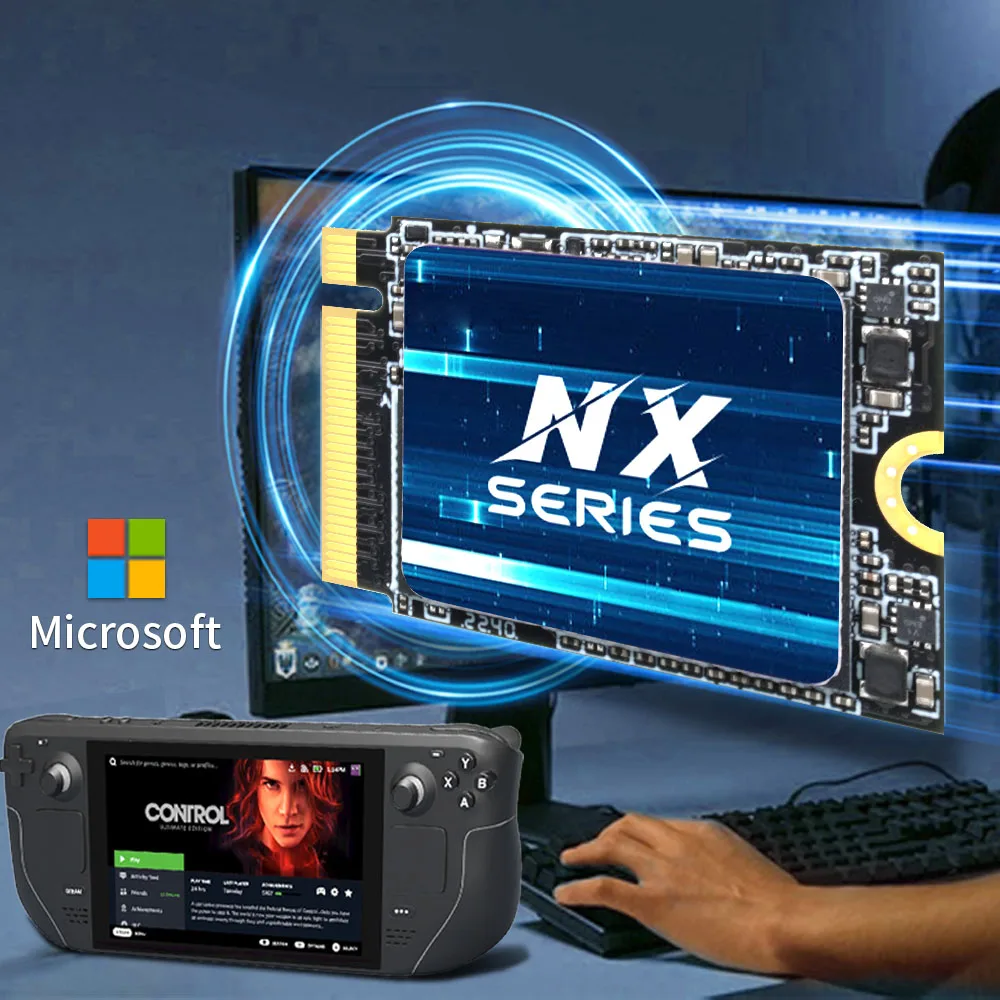 Kingspec Ssd M2 256Gb 512Gb 1 Tb Nvme 2230 1 Tb Ssd Nmve Pcie Disco Rigido Pci-E A Stato Solido Per Microsoft Notebook Steam Deck