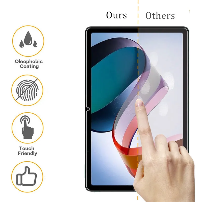 Screen Protector For Xiaomi Redmi Pad 10.61 2022 HD Tempered Glass Film Scratch Proof Anti Fingerprints Protective Protection