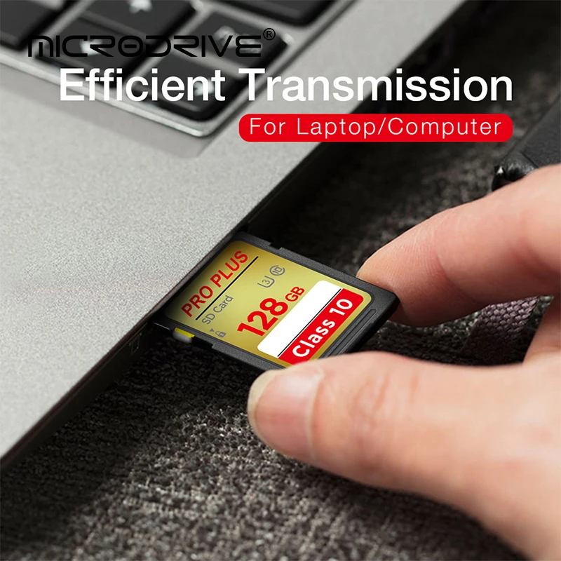 Extreme PRO 표준 SD 카드 16GB 32GB 64GB 128GB 256GB SDHC/XC C10 U3 카메라용 일반 크기 플래시 SD 메모리 카드