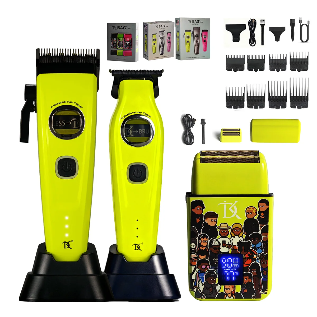 WMARK NG-8613KIT BRDCLIP バリカンセット プロ仕様 メンズ ヘア