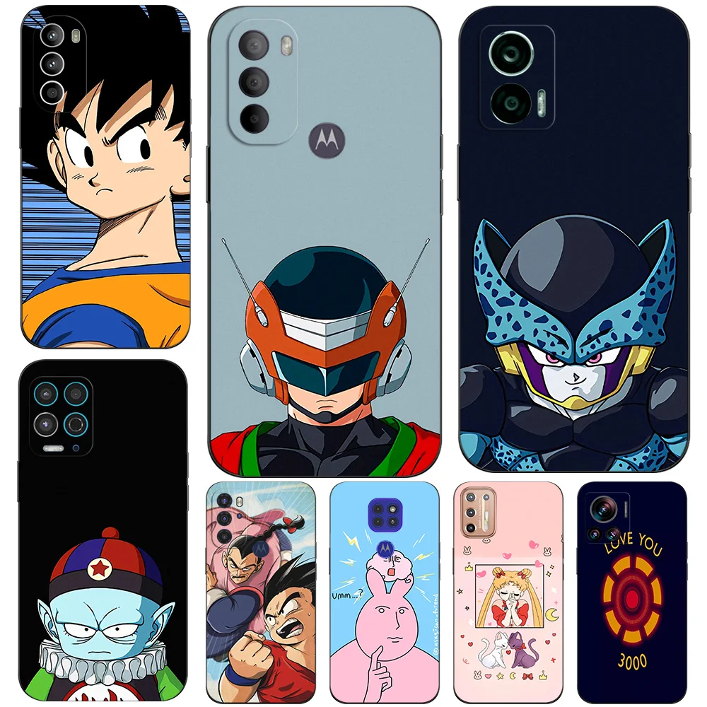 Custodia In Tpu Nero Per Motorola Moto Edge 40 30 Neo Pro Ultra Fusion 5G E6 Plus E6I E6S Ball Phone Funda