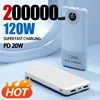 200000mah Super Fast Charging Power Bank 120w Ultralarge Capacity For Mobile Power External Battery For Iphone Samsung Hot Sale 1