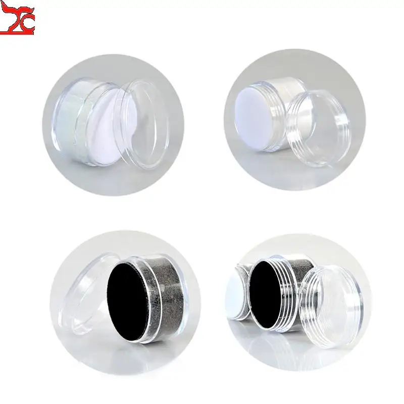50Pcs/lot Clear Round Diamond Box Plastic Beads Jewelry Case Gem Storage Box Gemstone Jewelry Packaging Organizer Box