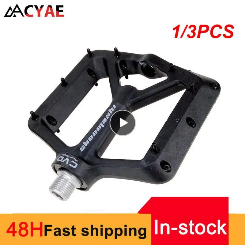 

1/3PCS Pedal Anti-slip Ultralight Nylon MTB Mountain Bike Pedal 3 Sealed Bearings Pedals Accessories Parts