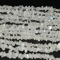 Natrural Blue Moonstone Irregular Chip Beads 4mm-6mm ,Length 80cm,DIY Bracelet/Necklace For Jewelry Making 1