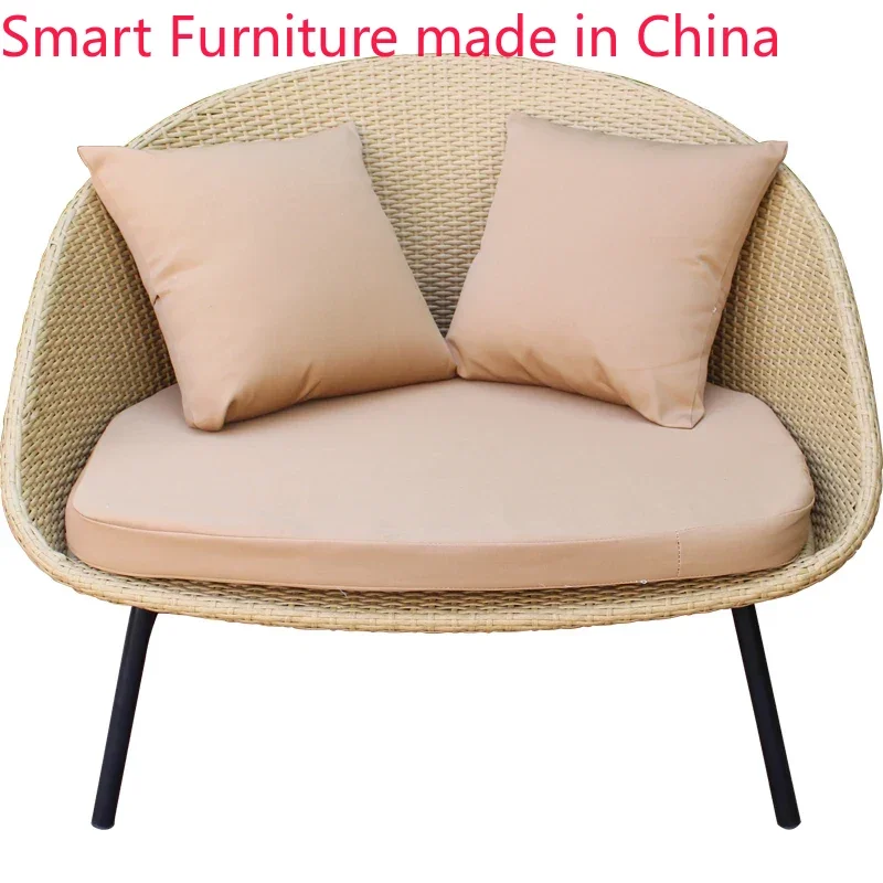 

Outdoor rattan chair three - piece combination of household balcony leisure single sofa modern contracted rattan chair
