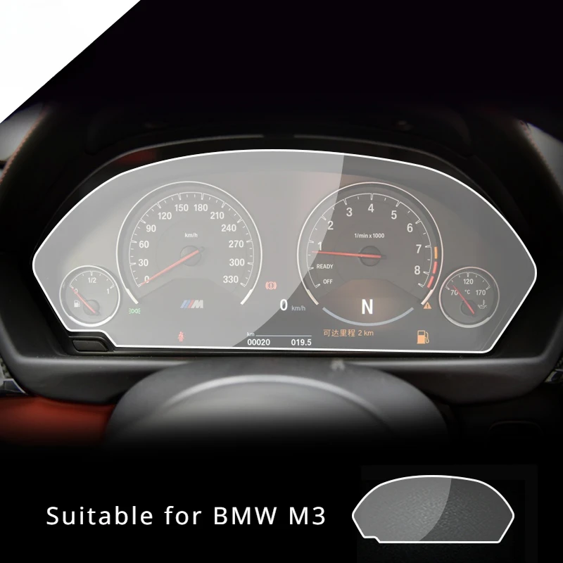 

For BMW M3 2014 2015 2016 2017 2018 LCD Dashboard Screen TPU Protective Film Anti-scratch Speedomete interior Car Accessories