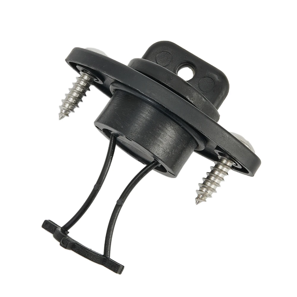 

Universal Black Plastic Waterproof Boat Drain Screw Bung & Socket 18mm Transom Captive Plug Chandlery 5.5cm*5.5cm