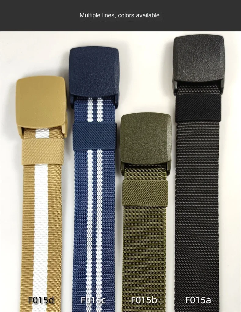 Red Automatic Buckle Nylon - Men Belt Waist Canvas Belt Outdoor Strap Travel Jeans Black Belts for Women