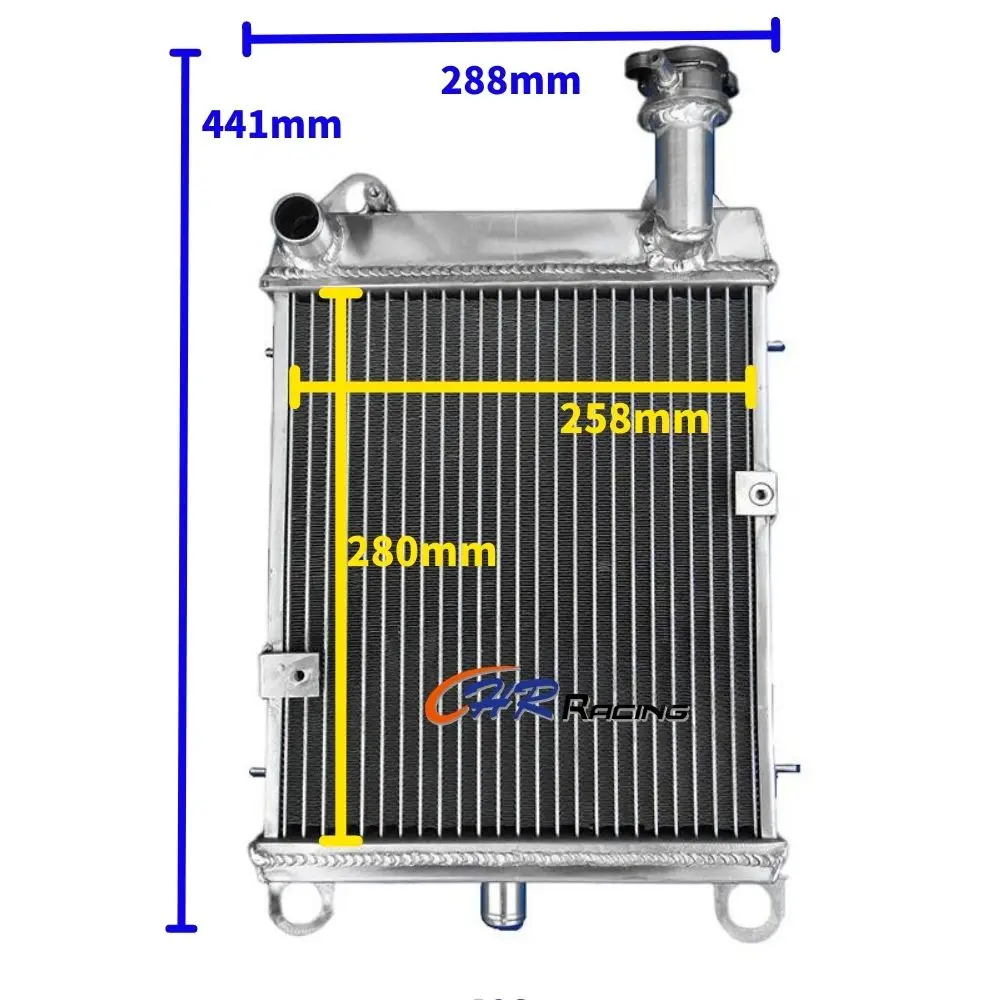 50mm Aluminum Motorcycle Radiator For 19801987 Honda Goldwing GL1100