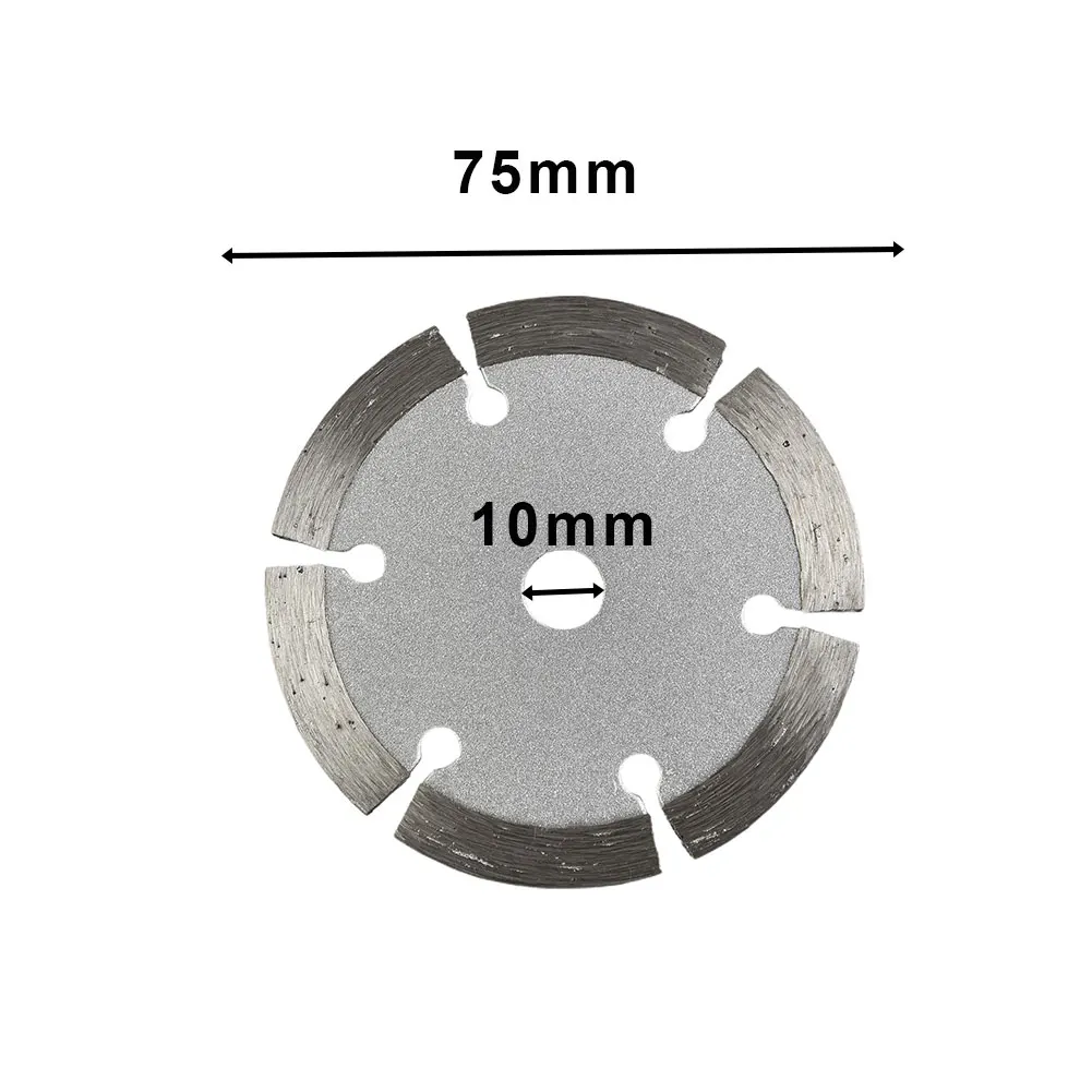 3pcs Angle Grinder Attachment Cutting Discs 3inch Ultra-Thin Diamond Saw Blade Wheel 75×1.6×10mm For Wood Glass Stone
