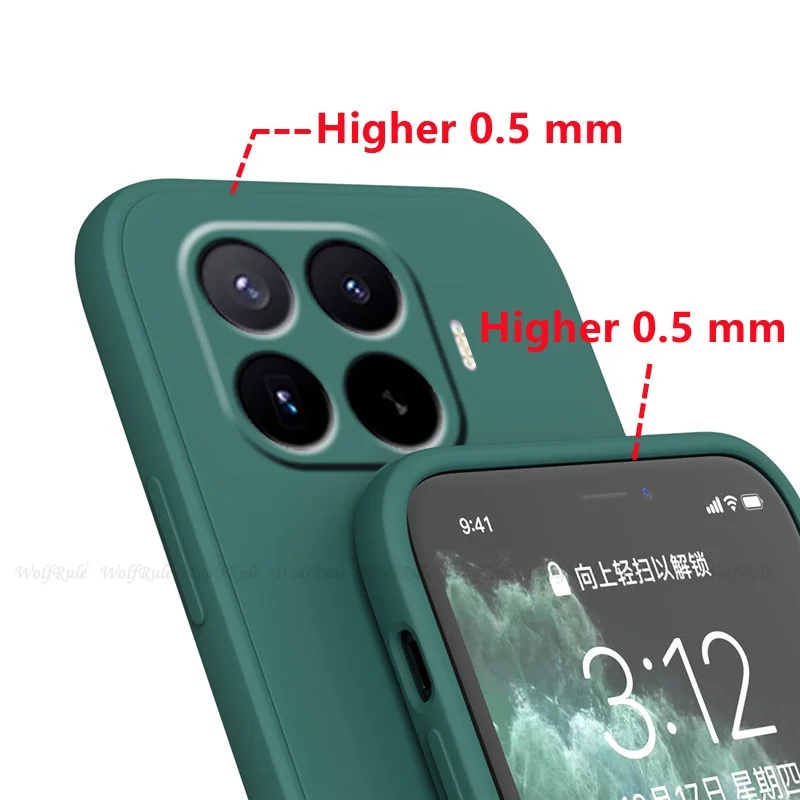 Enhanced Shockproof Liquid Silicone Case Cover - Original Bumper TPU Soft s