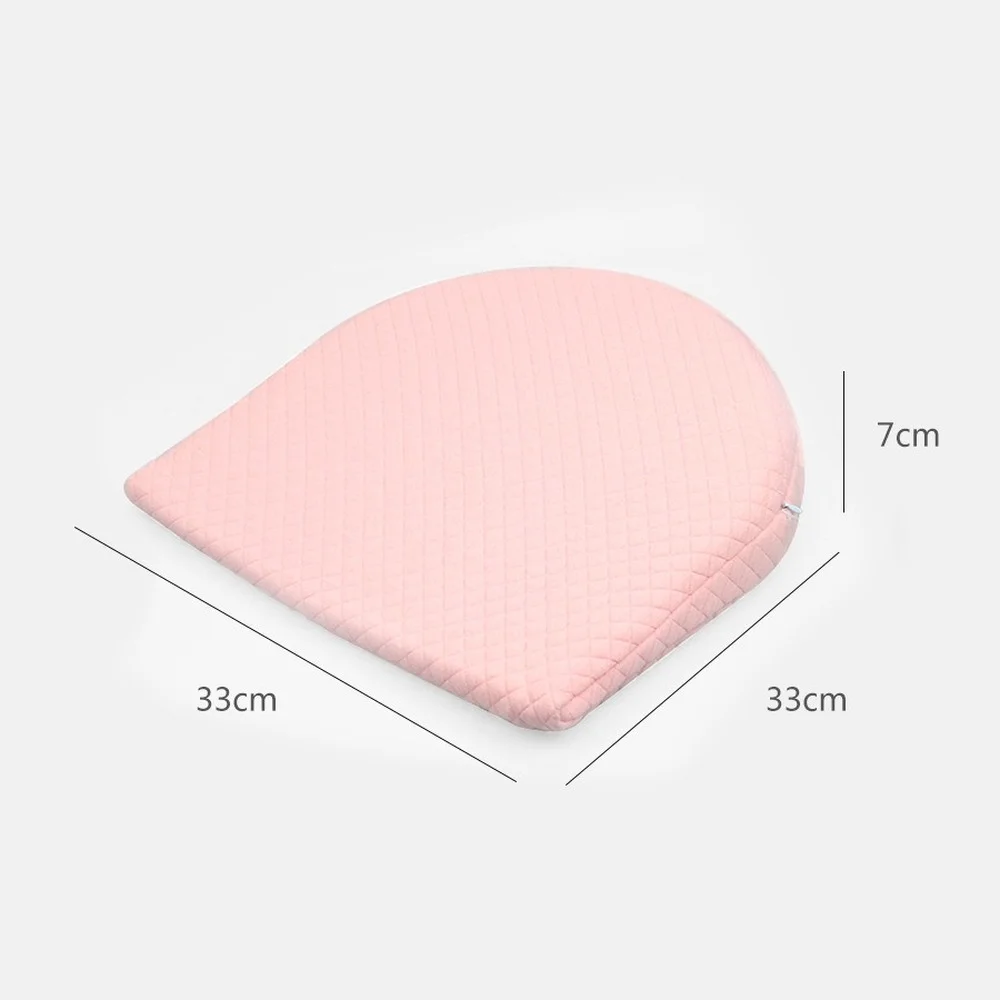 Newborn Baby Anti vomit Milk Pillow Triangle Shape Bolster Memory