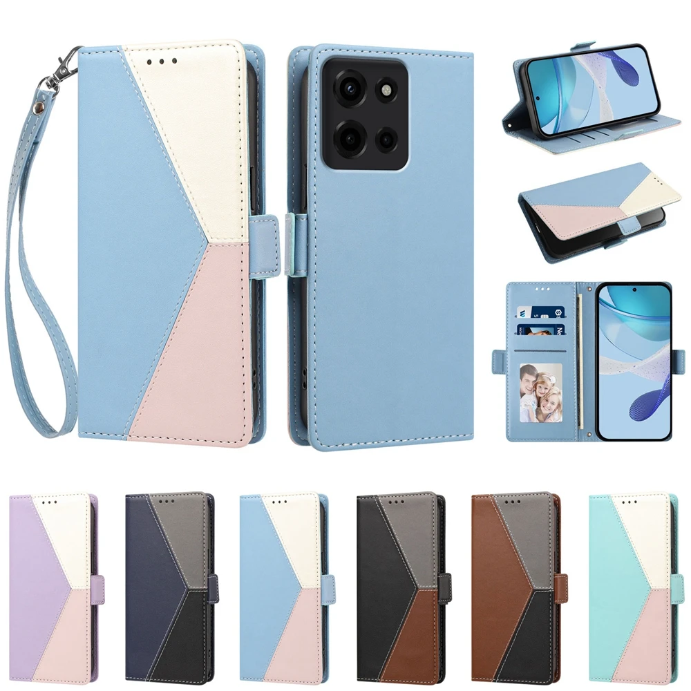 Sleek Magnetic Flip Leather Wallet Card Case