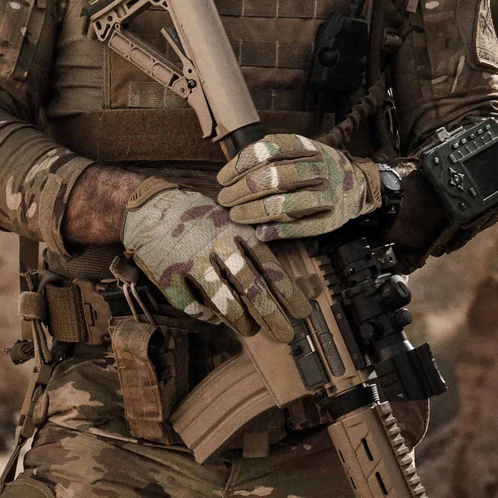 Full Finger Gloves Touch Screen Tactical Glove Paintball Work Airsoft Shooting Hunting Fish Black Green Camo Mittens Men tactical gloves full finger gloves