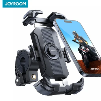 Joyroom Motorcycle Phone Mount Upgrade Bike Phone Holder Ultra-Stable Bicycle Phone Mount Handlebar Cell Phone Clamp JR-ZS398