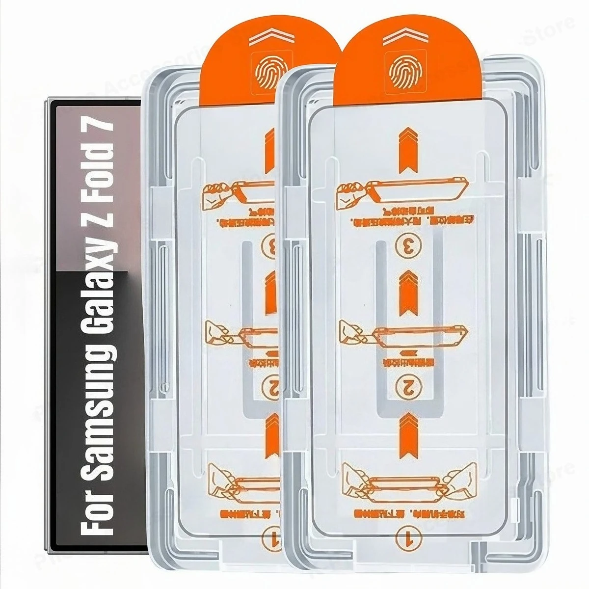 2-Pack Auto Dust-Elimination Bubble-Free Clear Screen Protector