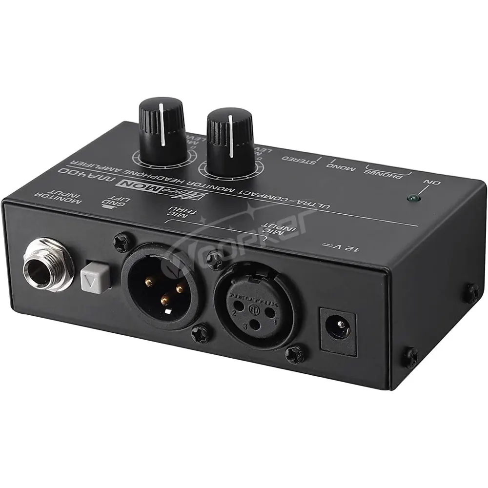 New MA400 Headphone Preamplifier Microphone Preamplifier Audio 6.35mm & 3.5mm He