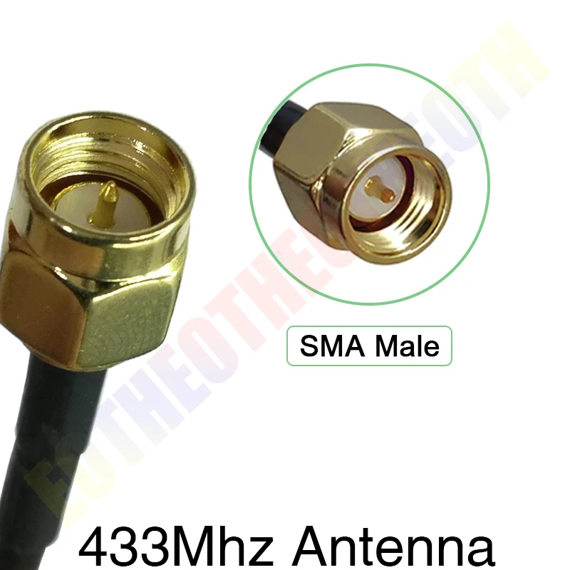 Hf Antenna Qrp Antenna Wifi Antenna Ham Radio Antenna Soft Antenna Lora Antenna Outdoor Antenna Shortwave Antenna Lte Antenna Telescopic Antenna Two Way Radio Antenna Radio Antenna 4g Antenna Antenna Pigtail Cable 1 2PCS 433mhz Antenna SMA Male female 12dbi HIGH-Gain IOT antena magnetic base Sucker 3 meters extension cable