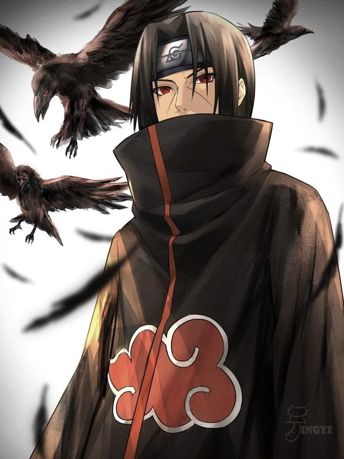 Itachi Uchiha Japanese Anime Canvas Art - Wall Mural Decoration Gift
