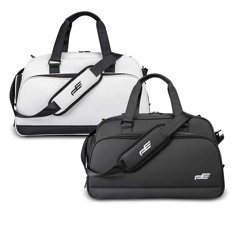 Black&White Golf Handbag Pouch Light Weight Golf Clothing Bag Shoe Bag  Waterproof  Luxury Gift Bag Set Golf Boston Bag