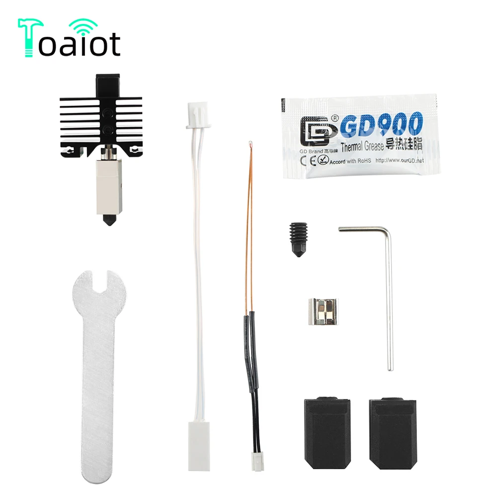 

Hotend Hardened Steel Nozzle Plated Copper Heater Block CHTNOZZLE Brass Nozzle 0.4/0.6mm For Bambu Lab X1 P1P 3D Printer Parts