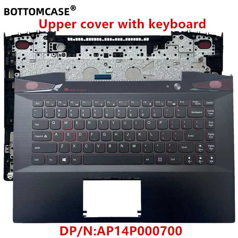 

Новинка для Lenovo IdeaPad Y40-70 Y40-70AM Y40-70AT, верхняя панель, подставка для рук, клавиатура с американской версией AP14P000700