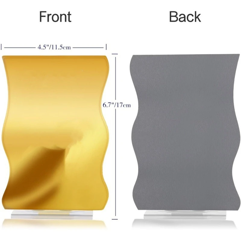 A33R-10PCS Gold Table Numbers With Stands Holders Wave Elegant Wedding Acrylic Table Numbers Large Modern Number Signs