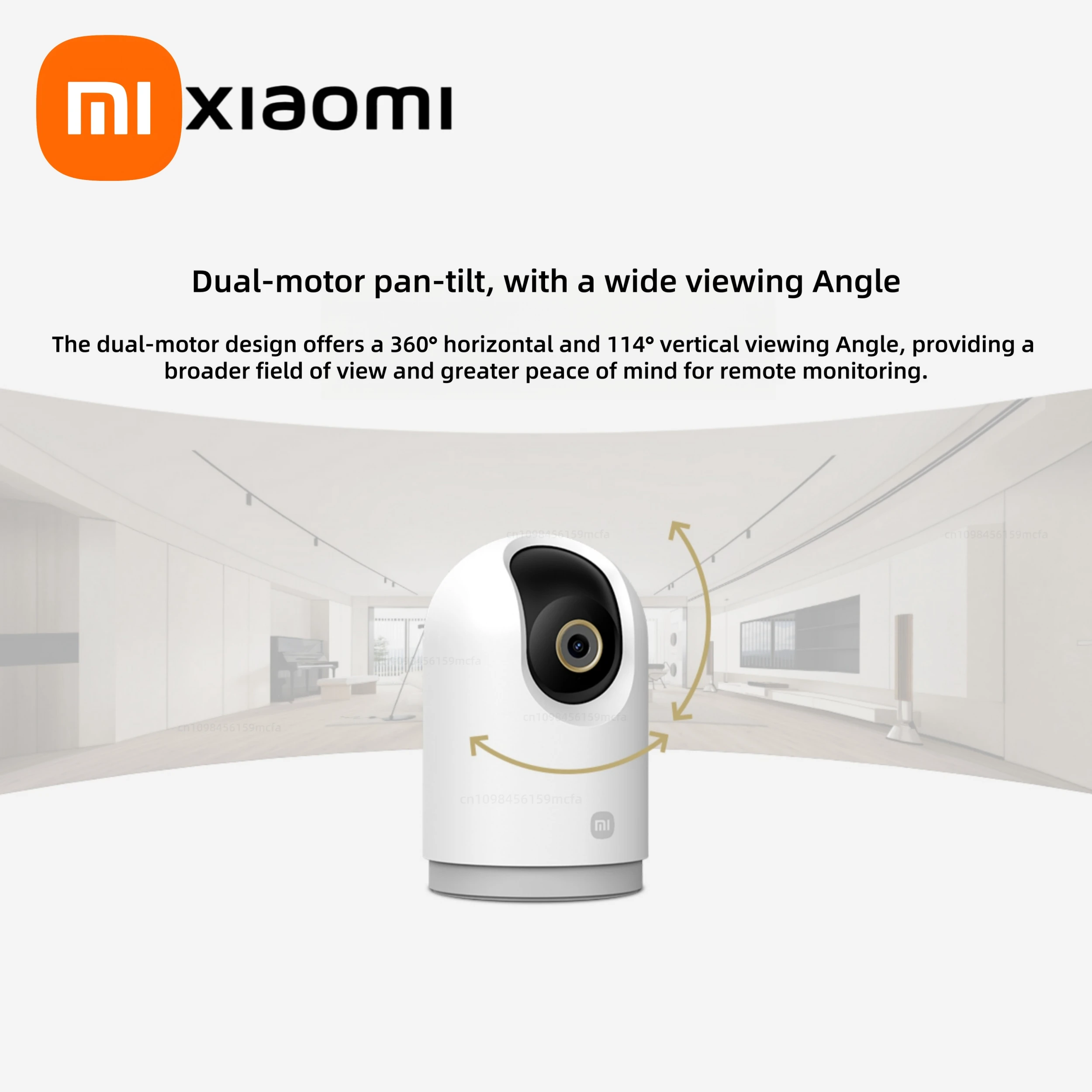 Xiaomi 3 Pro Caméra PTZ 360° AI HDR WiFi 2.4/5GHz – Image 4