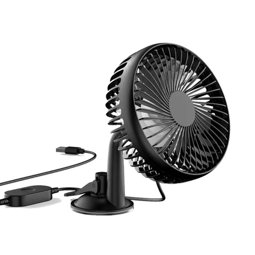 

Powerful USB Mini Fan 3 Speed Portable with Versatile Mounting Ideal Desk or Car Companion 360 Degree Rotation