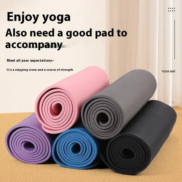 1PC Thick Yoga Mat Anti-skid Sports Fitness Mat 3MM EVA Comfort Foam Yoga Mat For Exercise Yoga And Pilates Gymnastics Mat 3