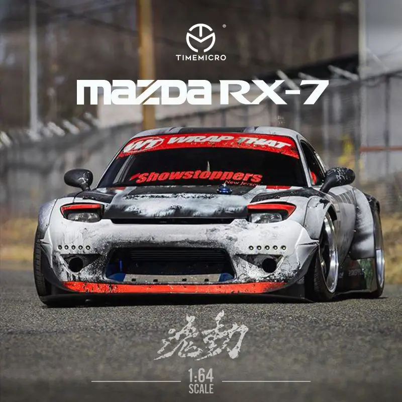 

Time Micro 1/64 Mazda RX-7 WT бородавка, литая модель автомобиля