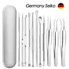 Acne Blackhead Removal Needles Stainless Steel Black Spot Blemish Pimple Removal Needle Deep Cleansing Tool Face Skin Care Kit 1